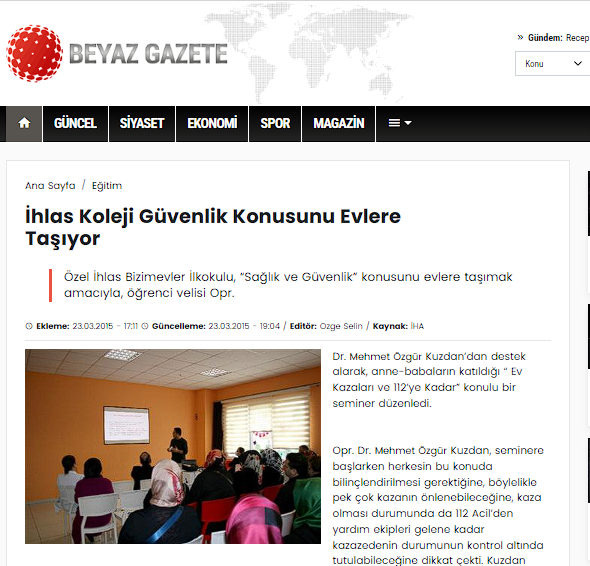 Beyaz Gazete'de Biz